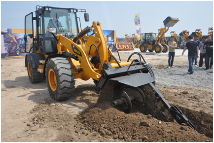 首台“中国智造”小装载机平度问世